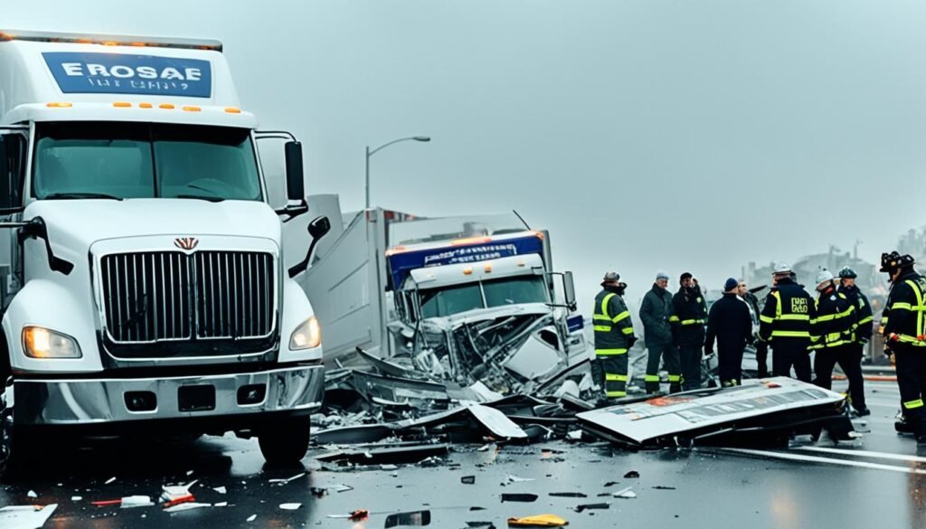 commercial truck accident liability queens